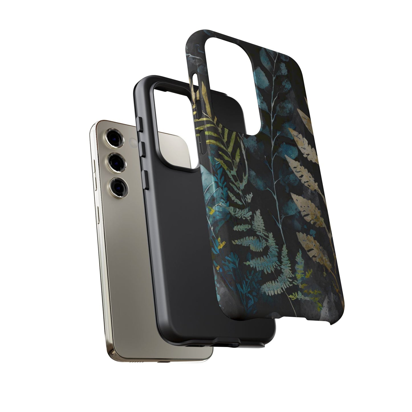 Dark Floral Tough Phone Case