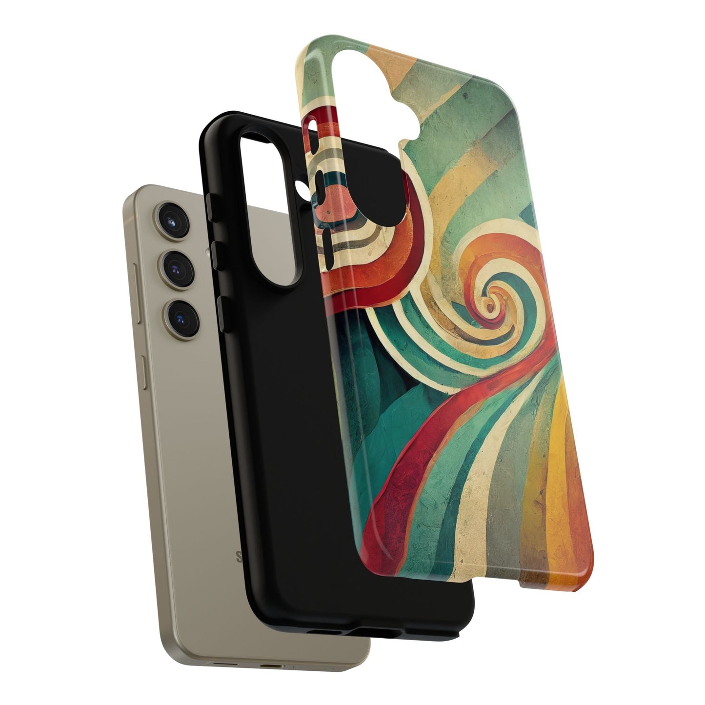 Colorful Swirl Tough Phone Case