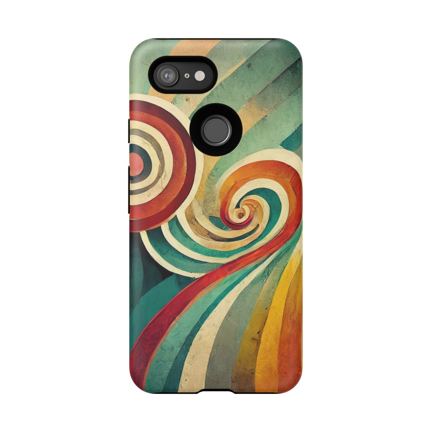 Colorful Swirl Tough Phone Case