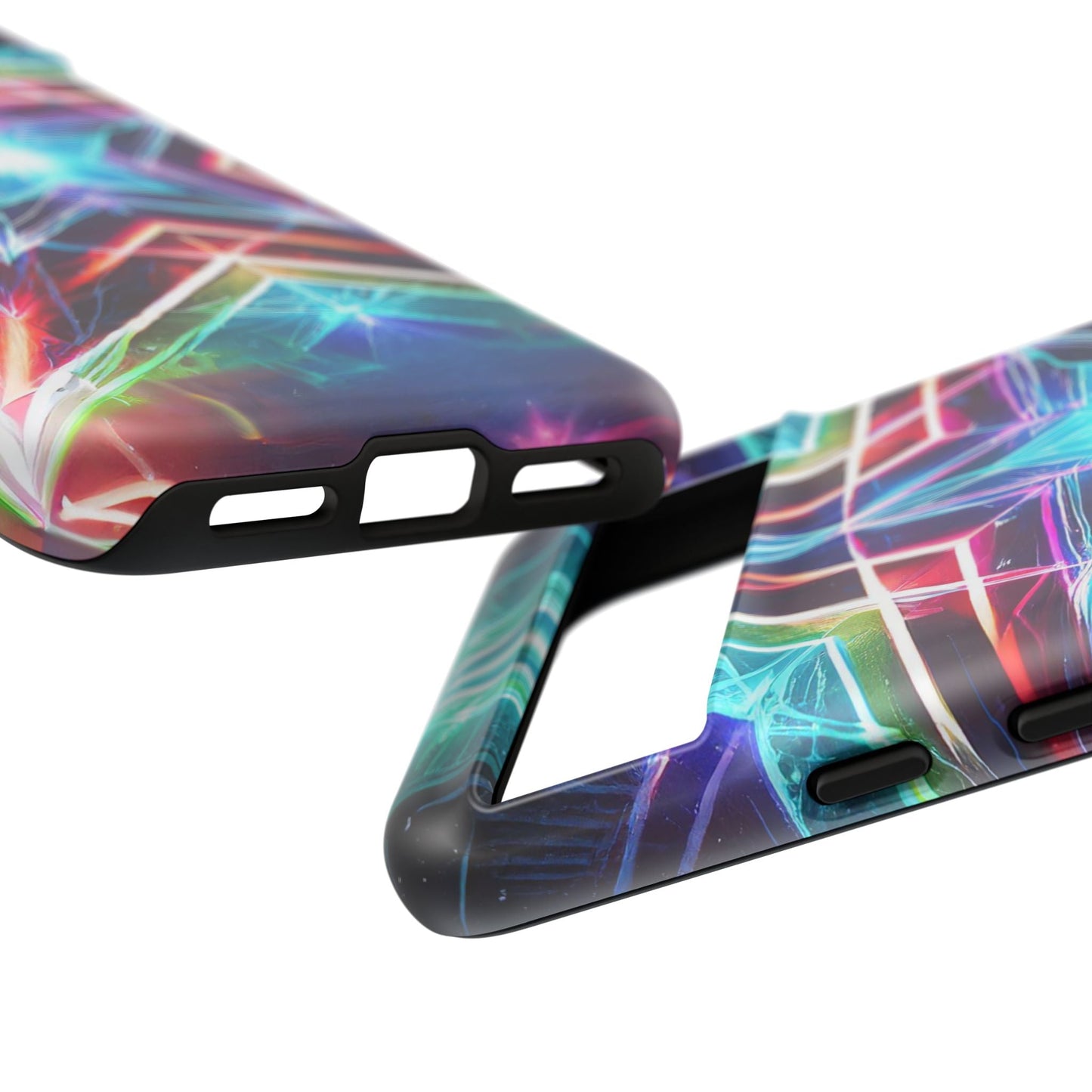 Neon Light Stars Tough Phone Case