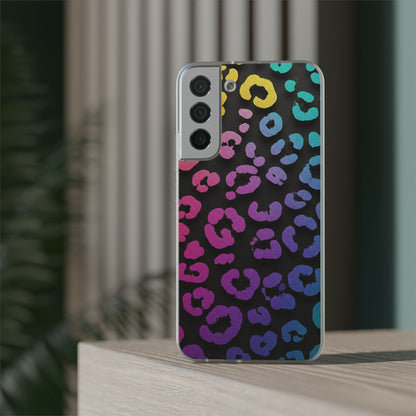 Vibrant Leopard Print Flexi Phone Case