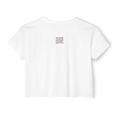 Vintage Beautiful Disaster Tattooed Pin Up Crop Top