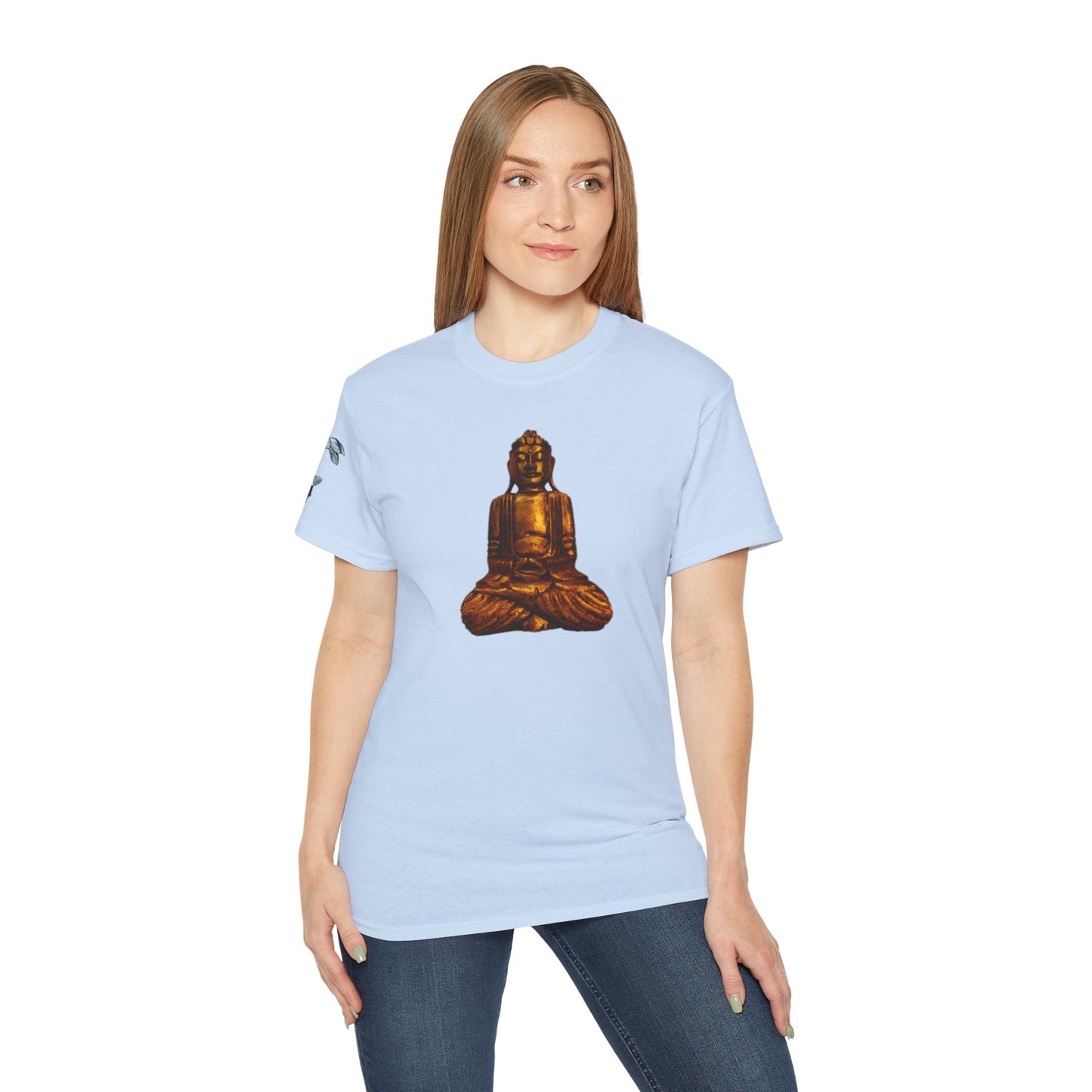 Fine Art Buddha Carving Print Unisex Ultra Cotton Tee