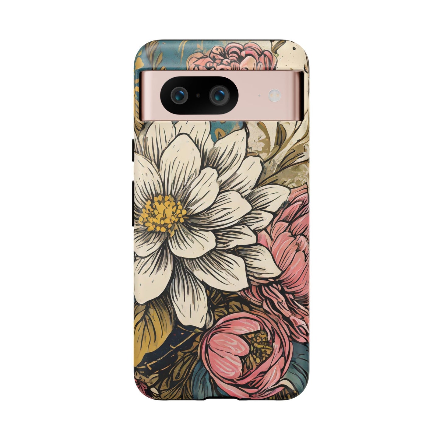 Beautiful White Floral Tough Case