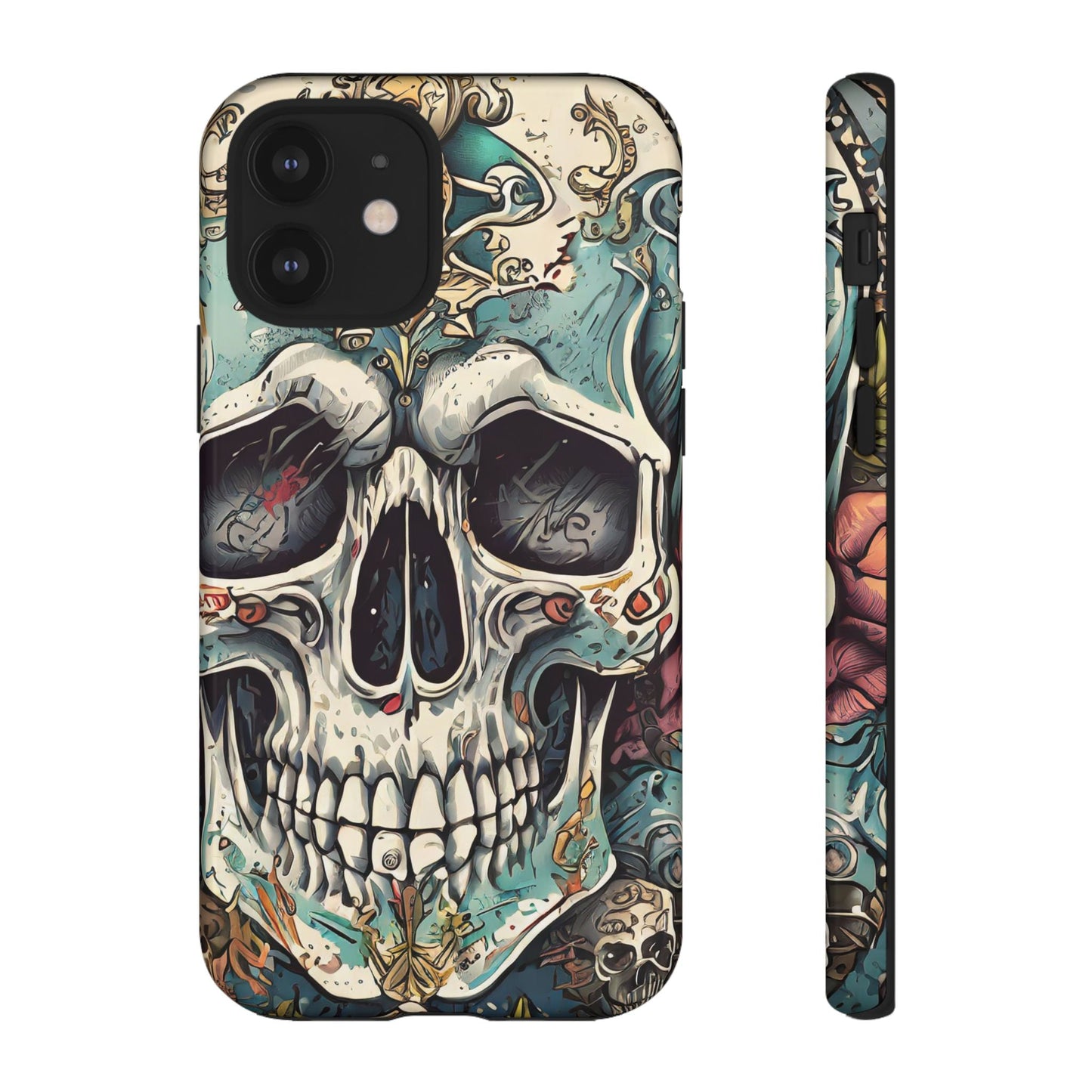 Abstract Skull Tough Phone Case