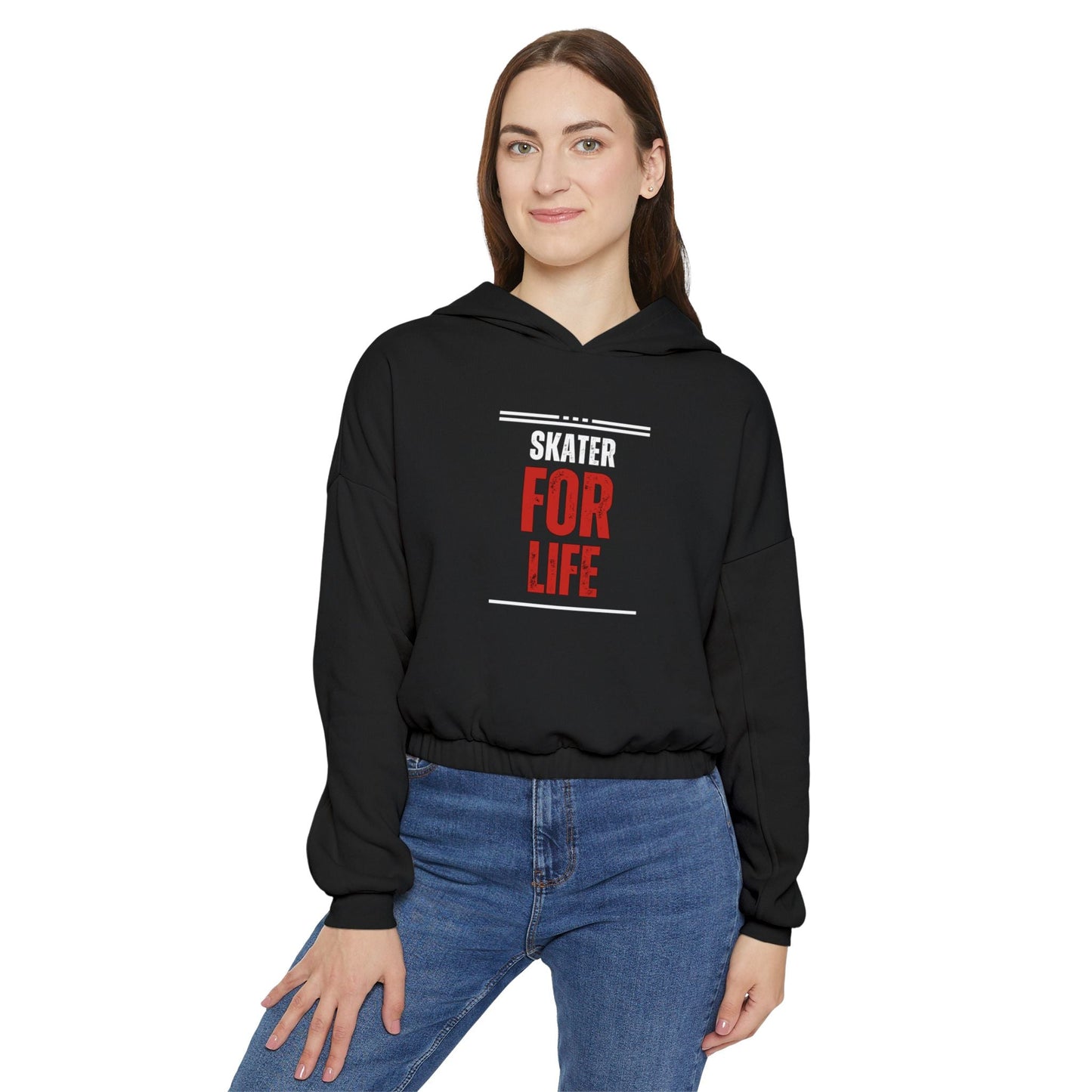 Women’s Cropped Skater for Life Hoodie
