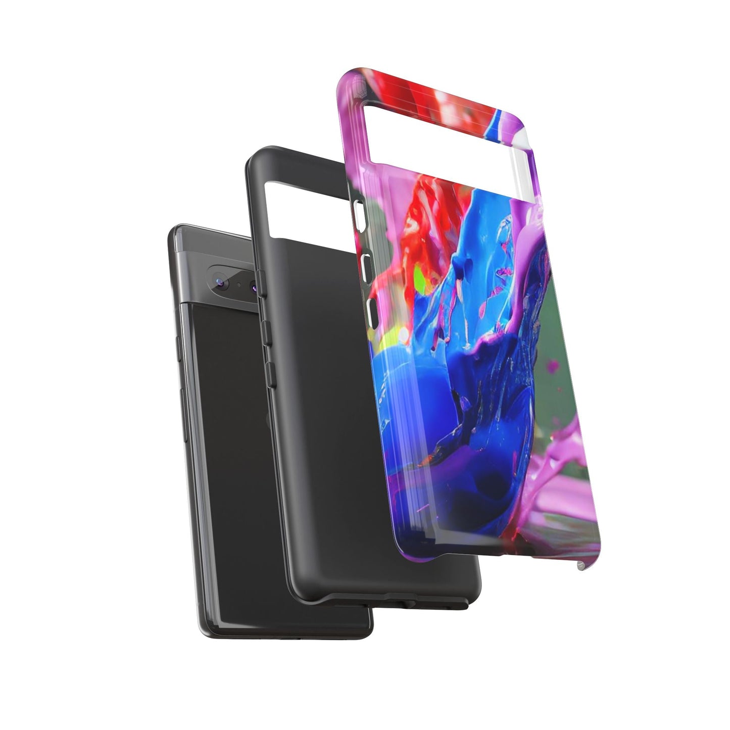 Vibrant Color Splash Tough Phone Case