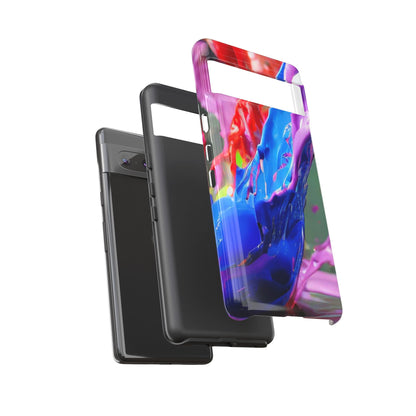 Vibrant Color Splash Tough Phone Case
