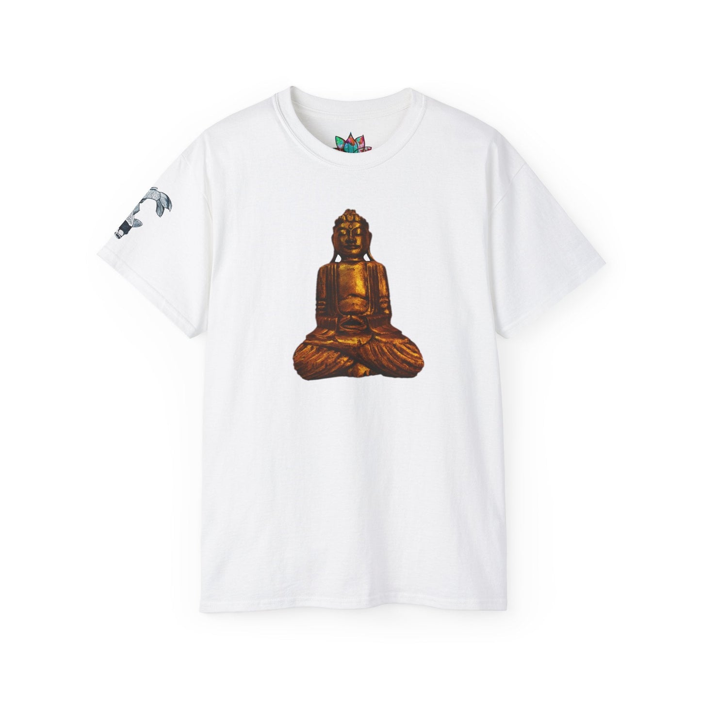 Fine Art Buddha Carving Print Unisex Ultra Cotton Tee