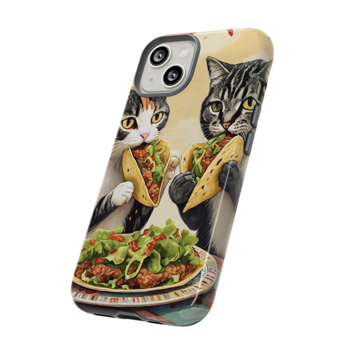 Funny Taco Cat Tough Phone Case