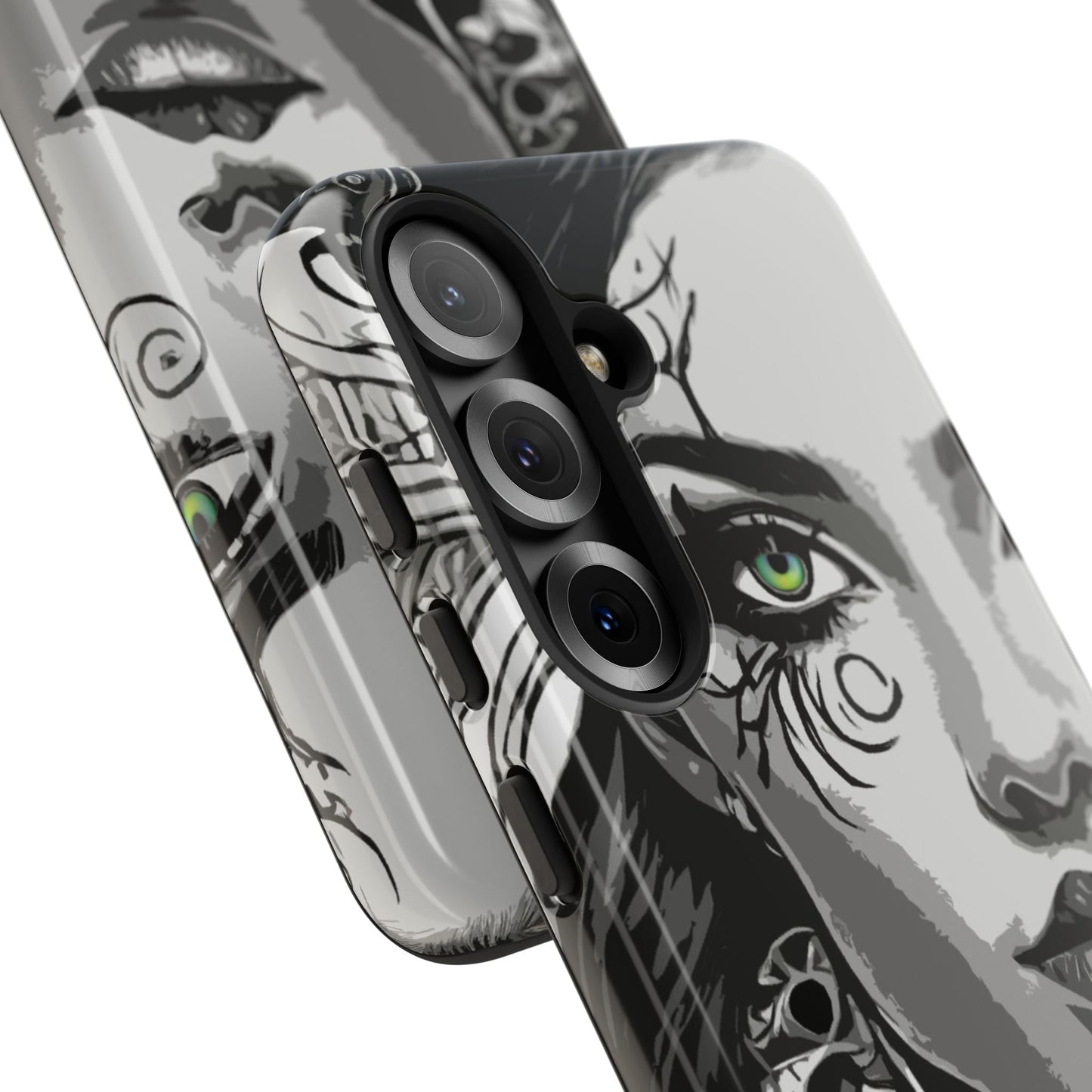 Green Eyed Devilish Beauty Tough Phone Case