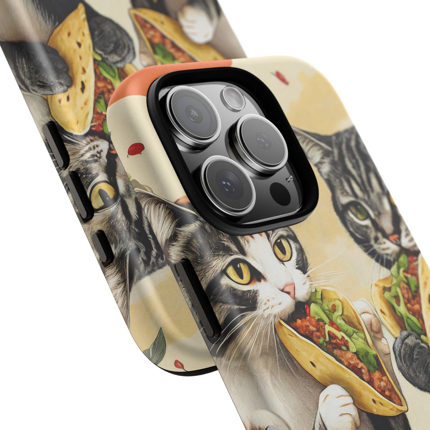 Funny Taco Cat Tough Phone Case