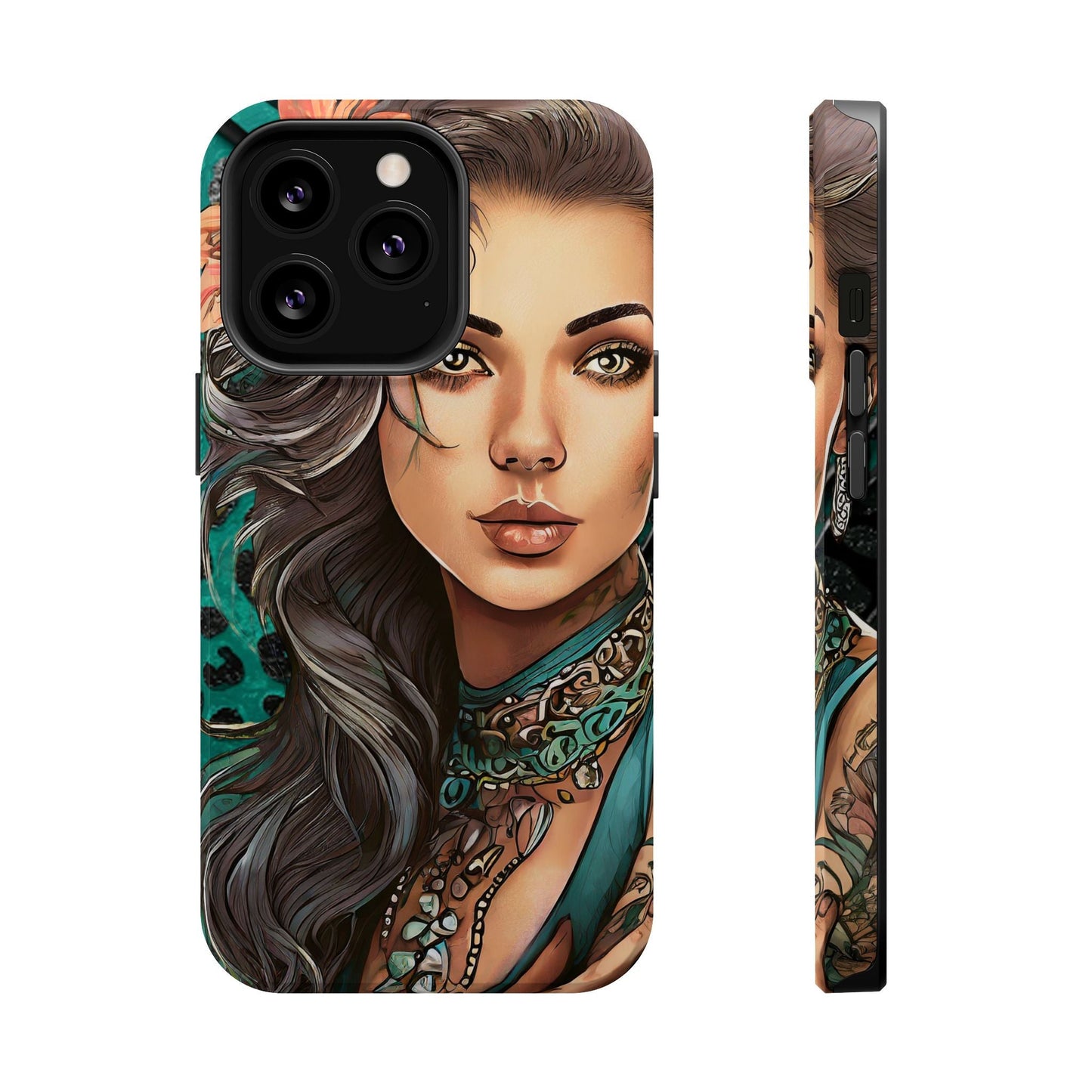 Vibrant Beauty Magnetic Tough Phone Case