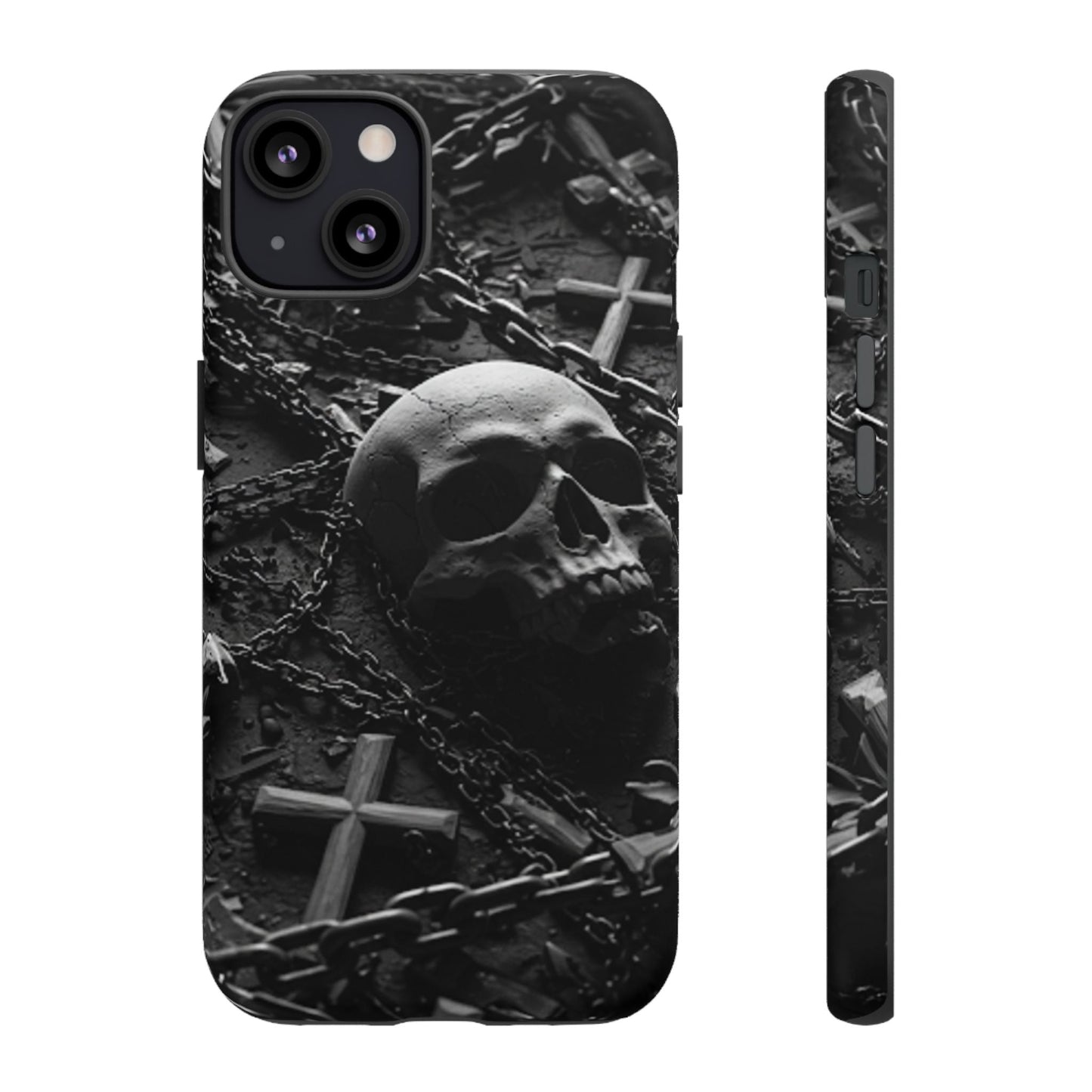Gothic Skull Tough Phone Case