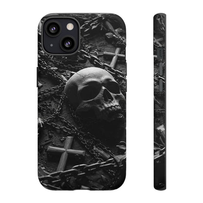 Gothic Skull Tough Phone Case