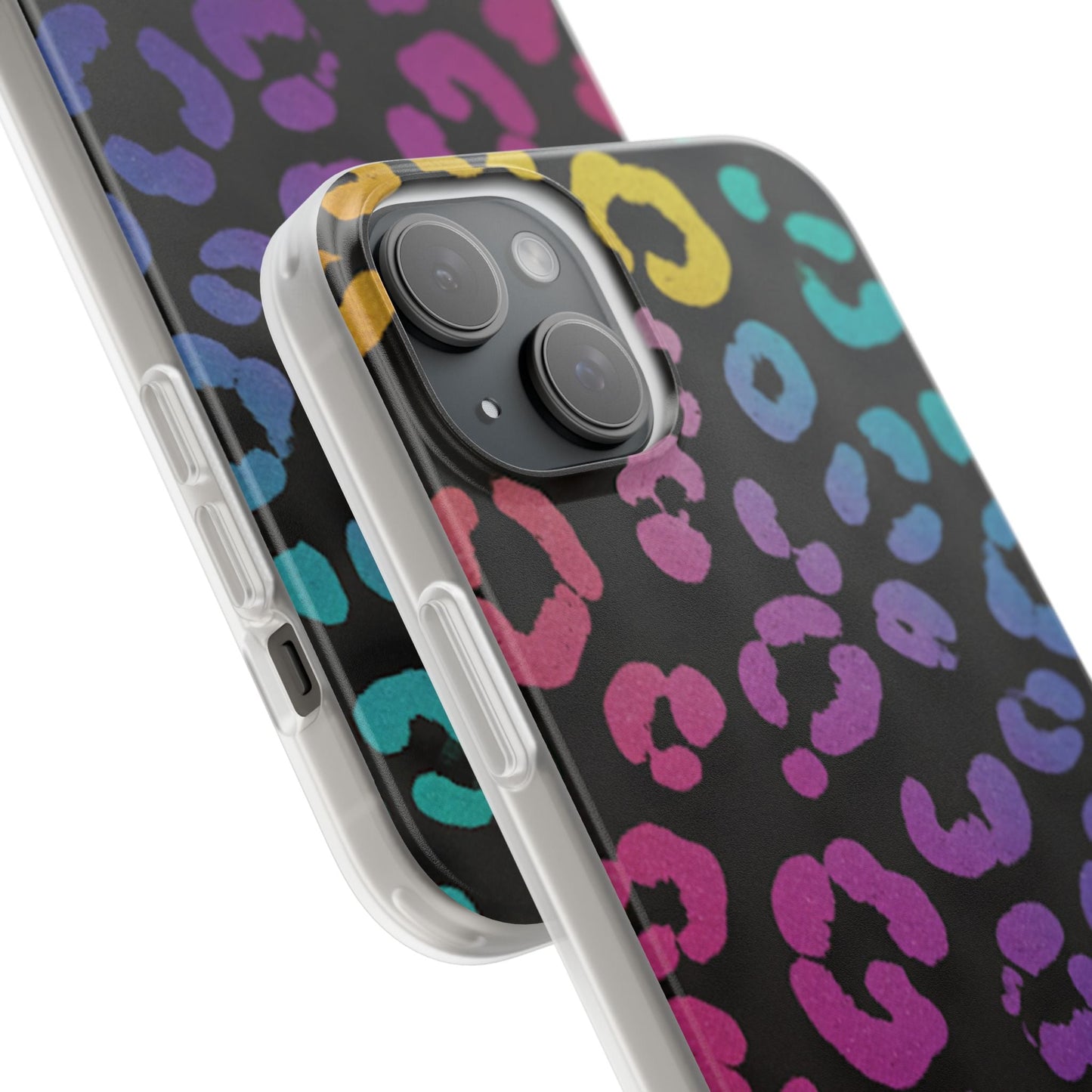 Vibrant Leopard Print Flexi Phone Case