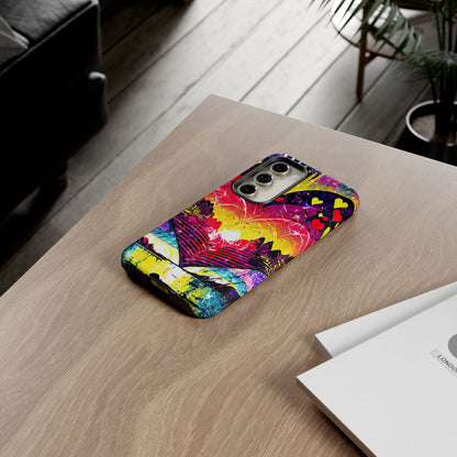 Vibrant Heart Sunset Tough Phone Case