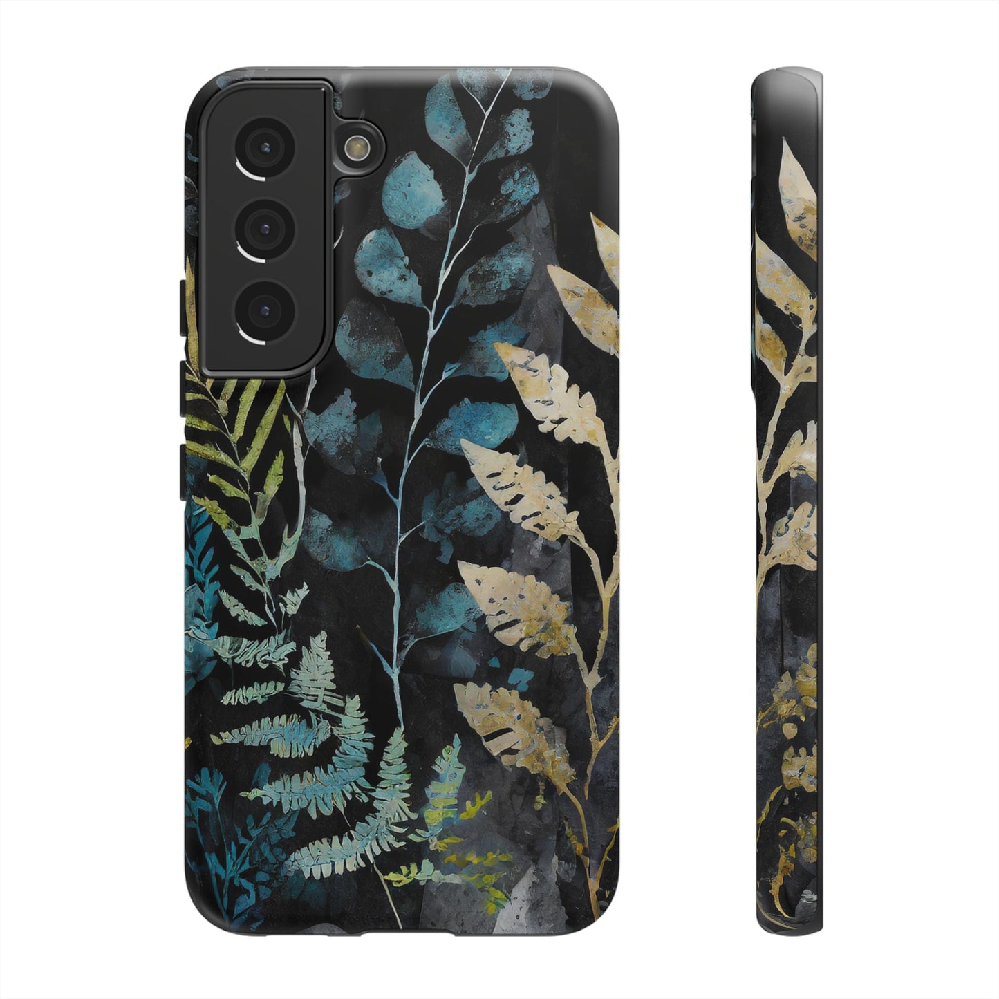 Dark Floral Tough Phone Case