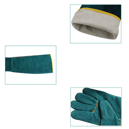 Reinforced Cowhide Extended Handling Gloves