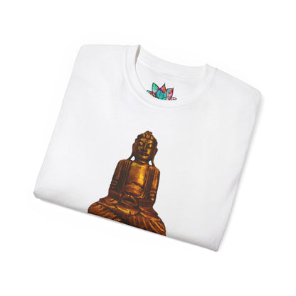 Fine Art Buddha Carving Print Unisex Ultra Cotton Tee