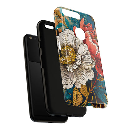 Artistic Floral Tough Phone Case