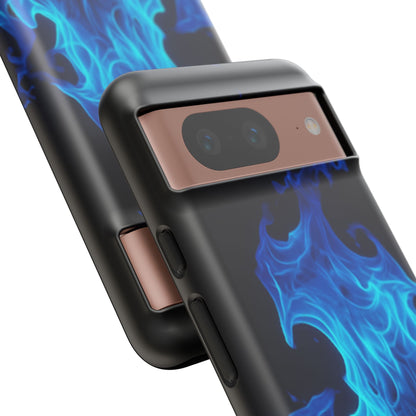 Blue Flames Tough  Phone Case