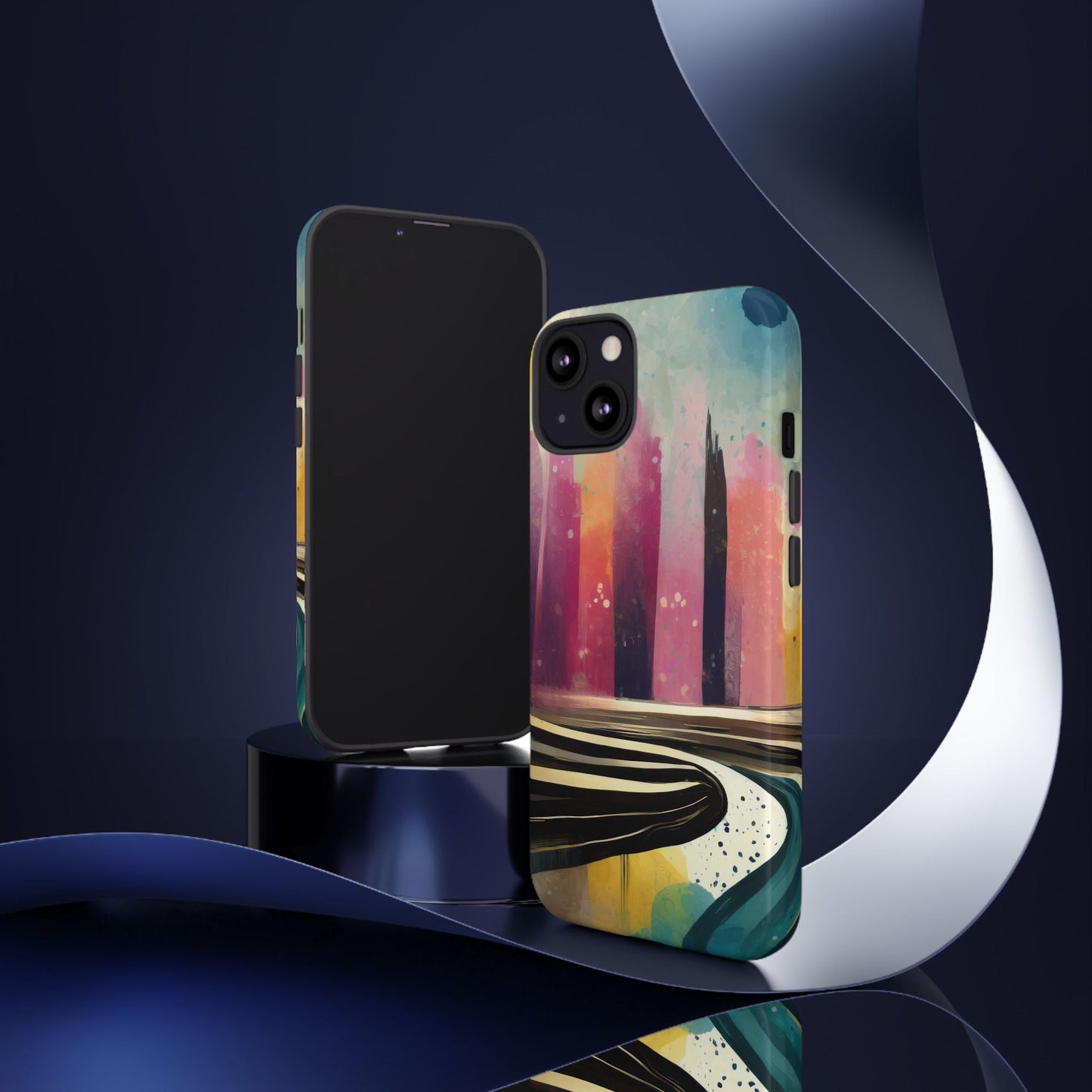 City Skyline Vibrant Tough Phone Case