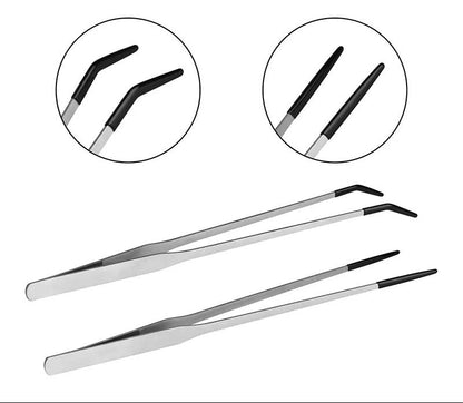 Soft-Tip Stainless Steel Feeding Tongs
