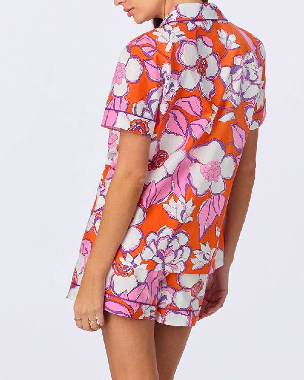 Leanne S01 Leanne Morgan Floral Print Pajamas