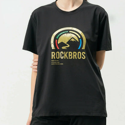 ROCKBROS Road-to-Sky Shirt Unisex Quick Dry Moisture Wicking Breathable Stretch Short Sleeve