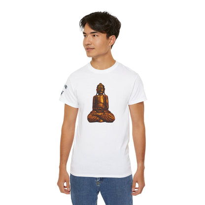 Fine Art Buddha Carving Print Unisex Ultra Cotton Tee
