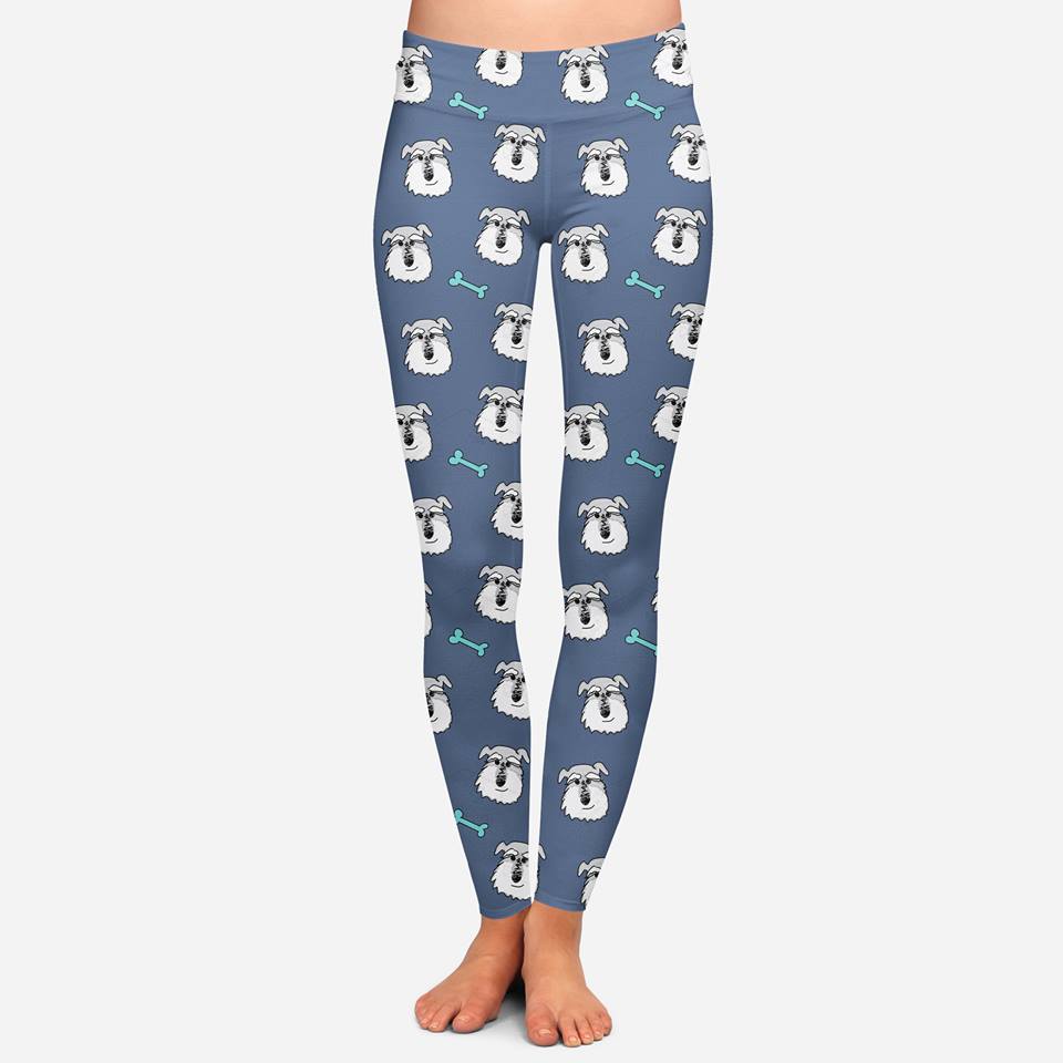 CLEARANCE Colorado Mini Schnauzer Rescue FUNDRAISER (Exclusive) - High-quality Handcrafted Vibrant Leggings