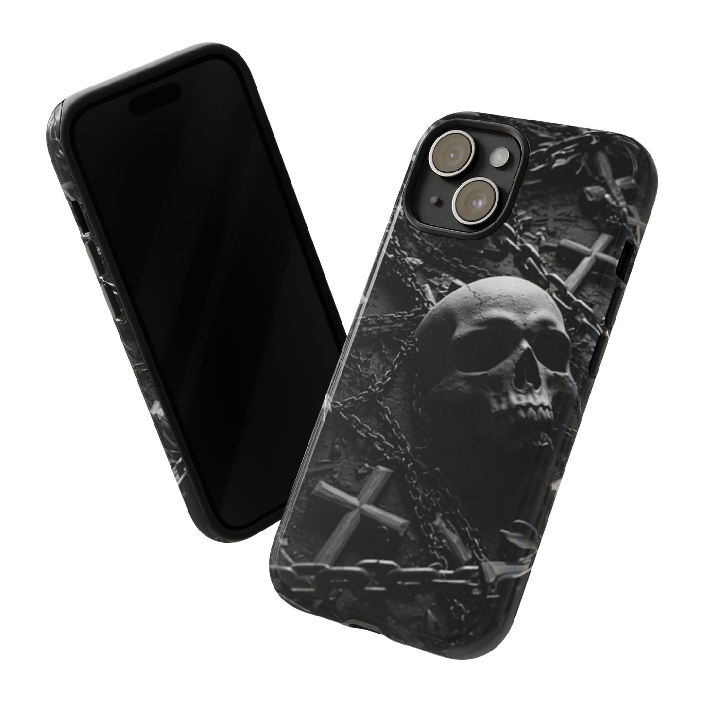 Gothic Skull Tough Phone Case