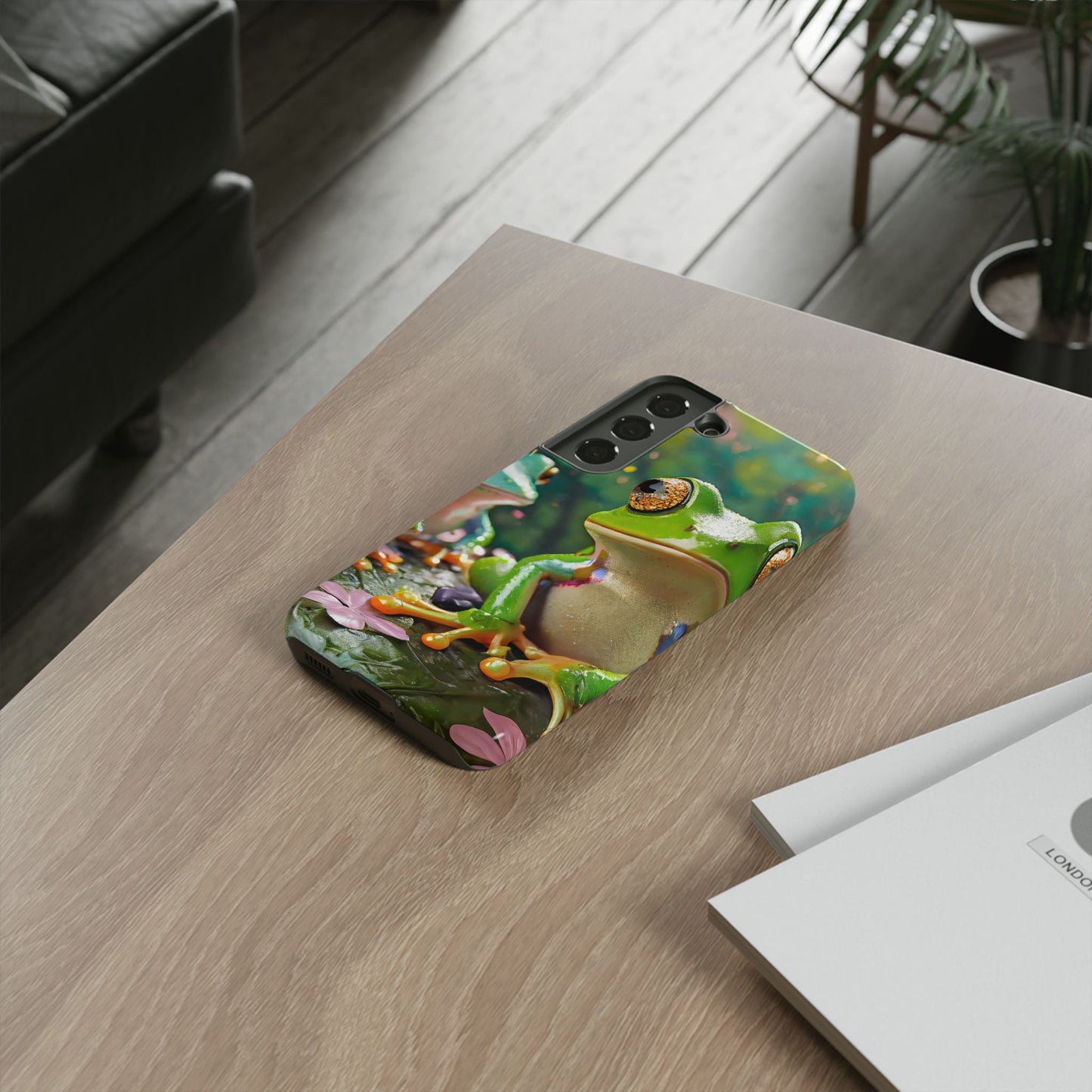 Someone Watching Colorful Frog Tough Phone Case