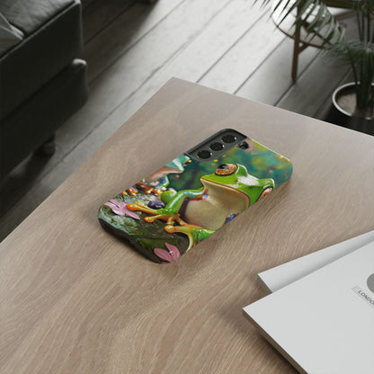 Someone Watching Colorful Frog Tough Phone Case
