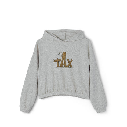 Women’s Cropped Wood Tax Hoodie