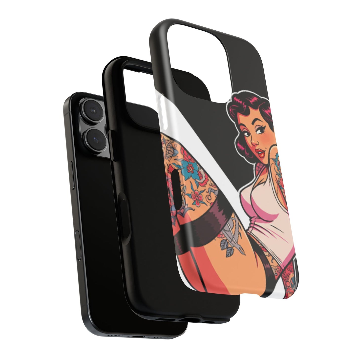 Vintage Tattoo Beauty Tough Phone Case
