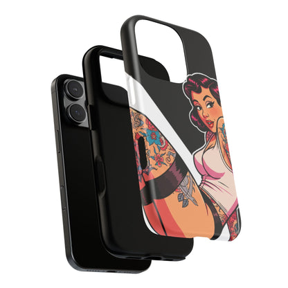 Vintage Tattoo Beauty Tough Phone Case
