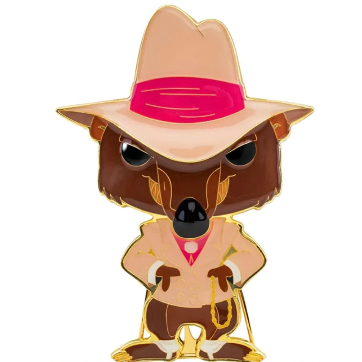 Funko Pop Pin Who Framed Roger Rabbit: Smarty Weasel 4-Inch Enamel Pin #08