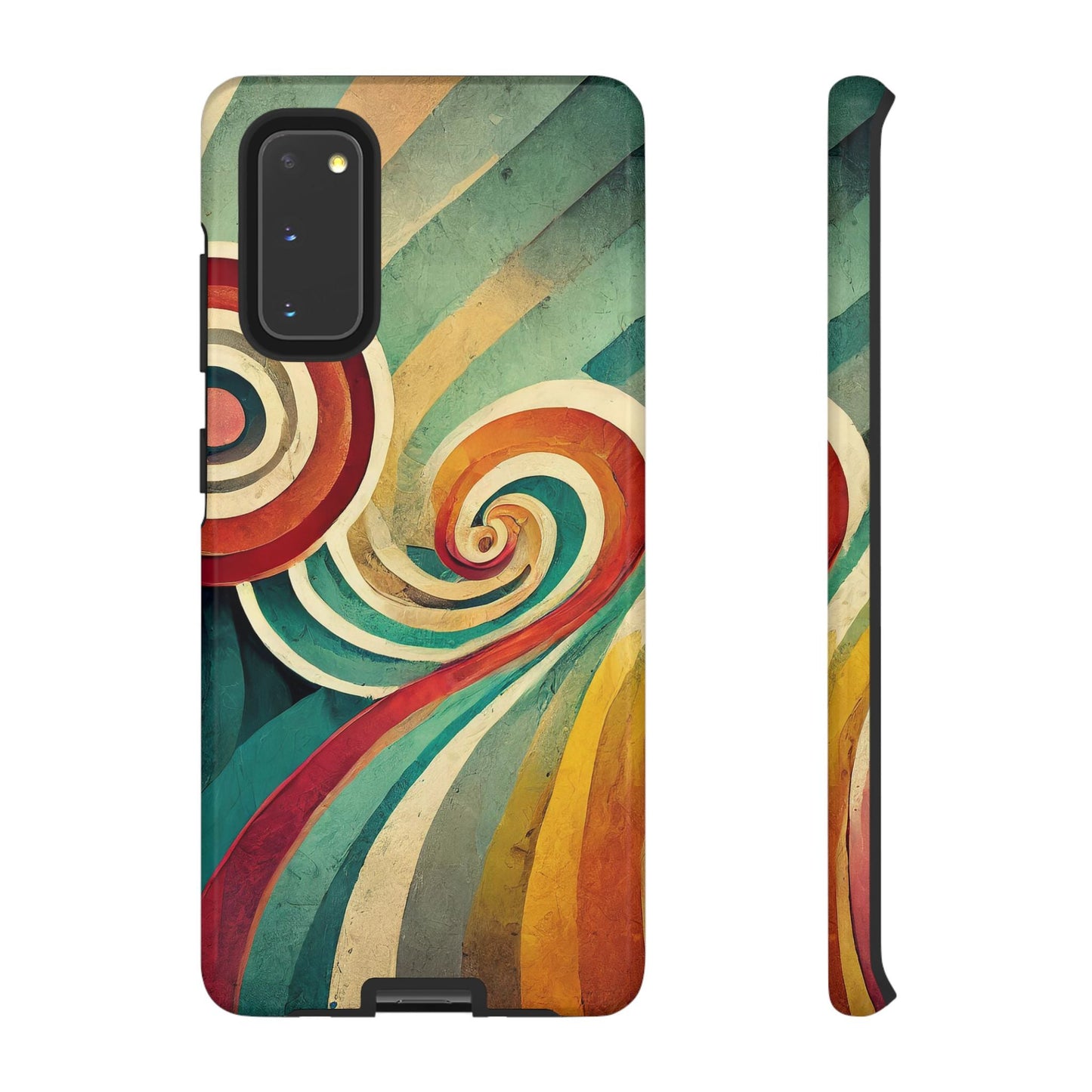 Colorful Swirl Tough Phone Case