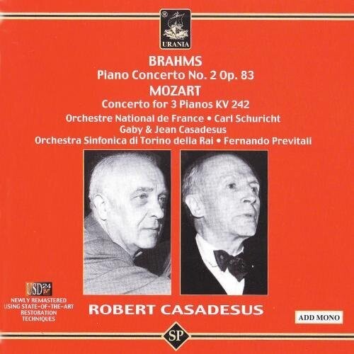 Brahms / Mozart / Gaby / Onf / Schuricht - Concerto No 2 For Piano & Orchestra - Music CD