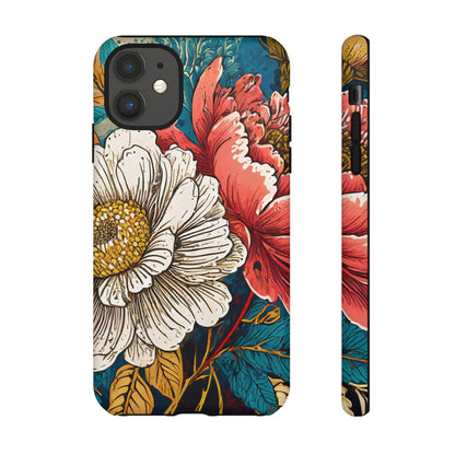 Artistic Floral Tough Phone Case