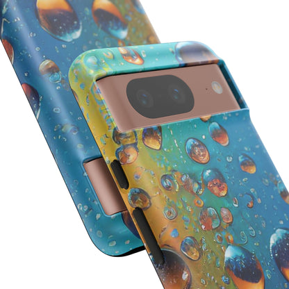 Colorful Water Droplets Tough Phone Case