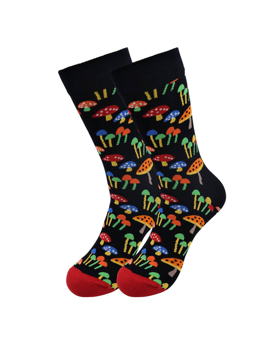 Mushroom Socks - Comfy Cotton for Men & Women
