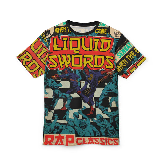 Liquid Swords - Unisex Cut & Sew Tee (AOP)