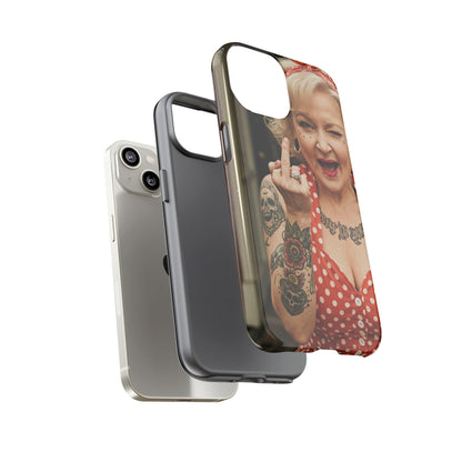 Rebellious Tattooed Betty White Tough Phone Case