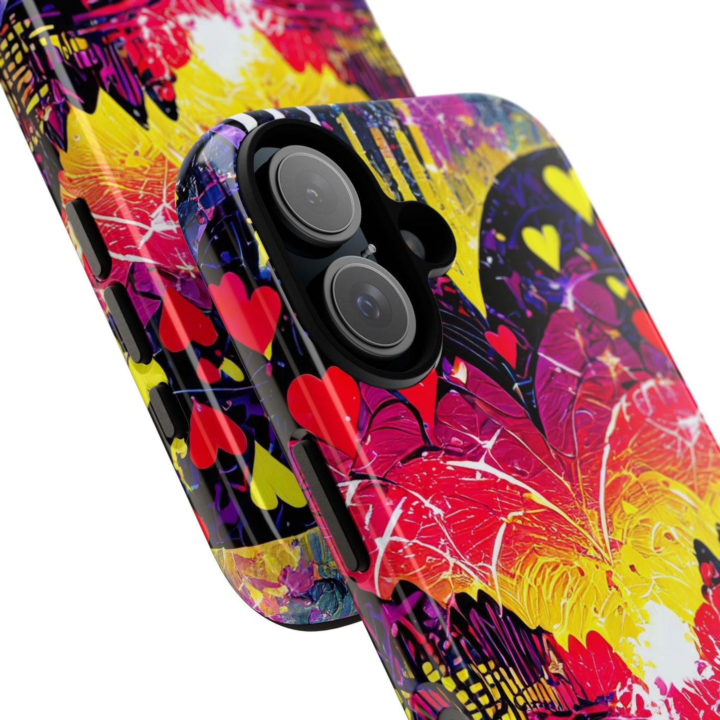 Vibrant Heart Sunset Tough Phone Case