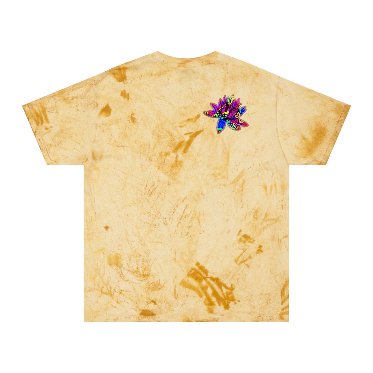Lotus Flower Sketch Industrial Dye Premium T-Shirt