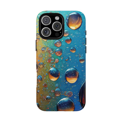 Colorful Water Droplets Tough Phone Case