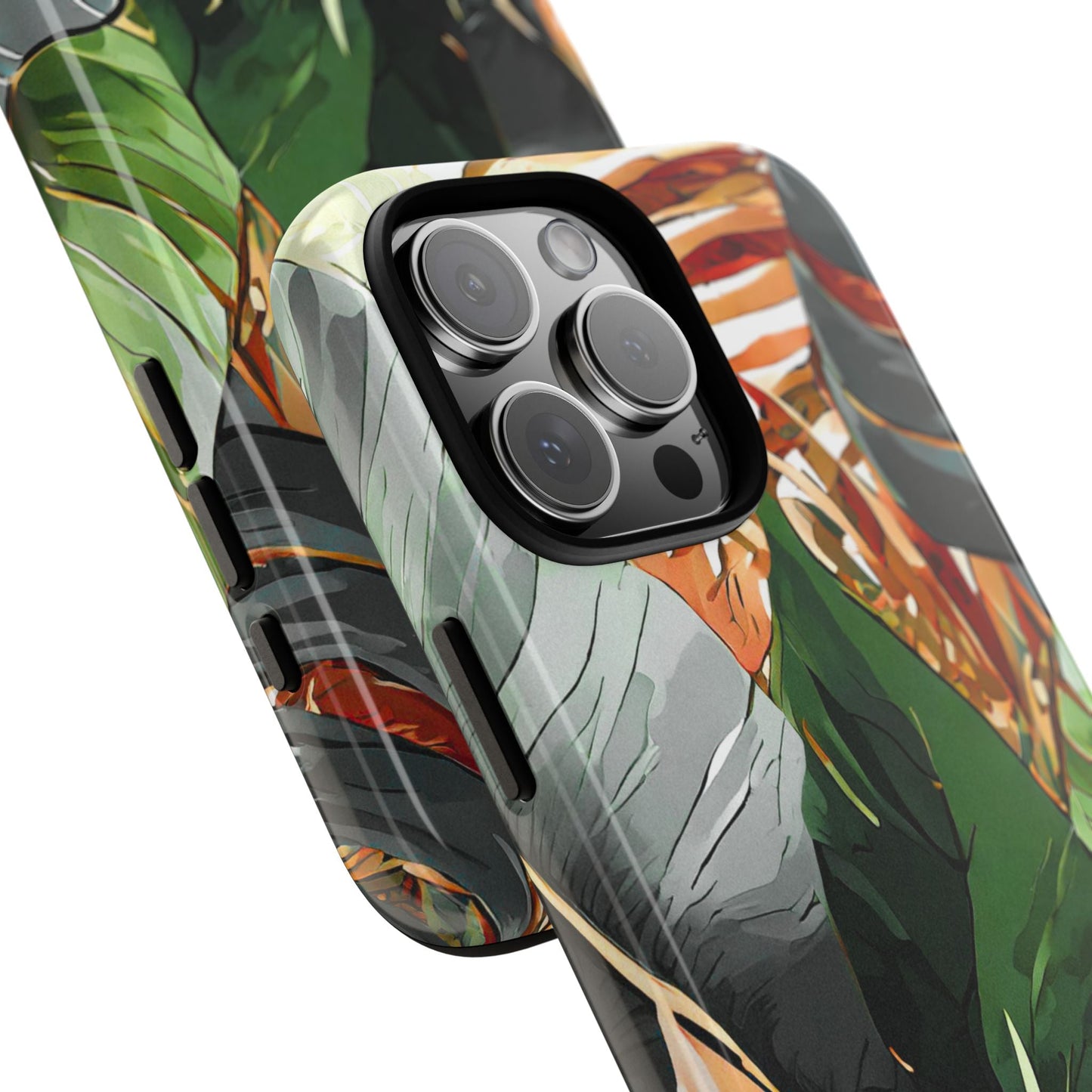 Tropical Leaf Tough Phone Case